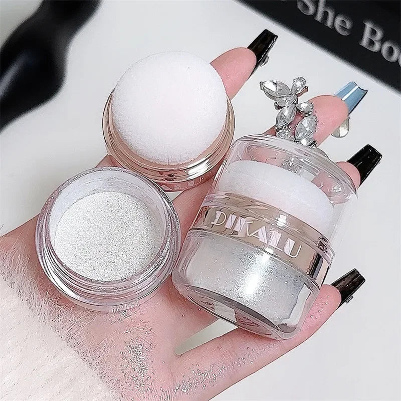 DIKALU Fairy Body Glitter Powder – Moonlight White Highlighter