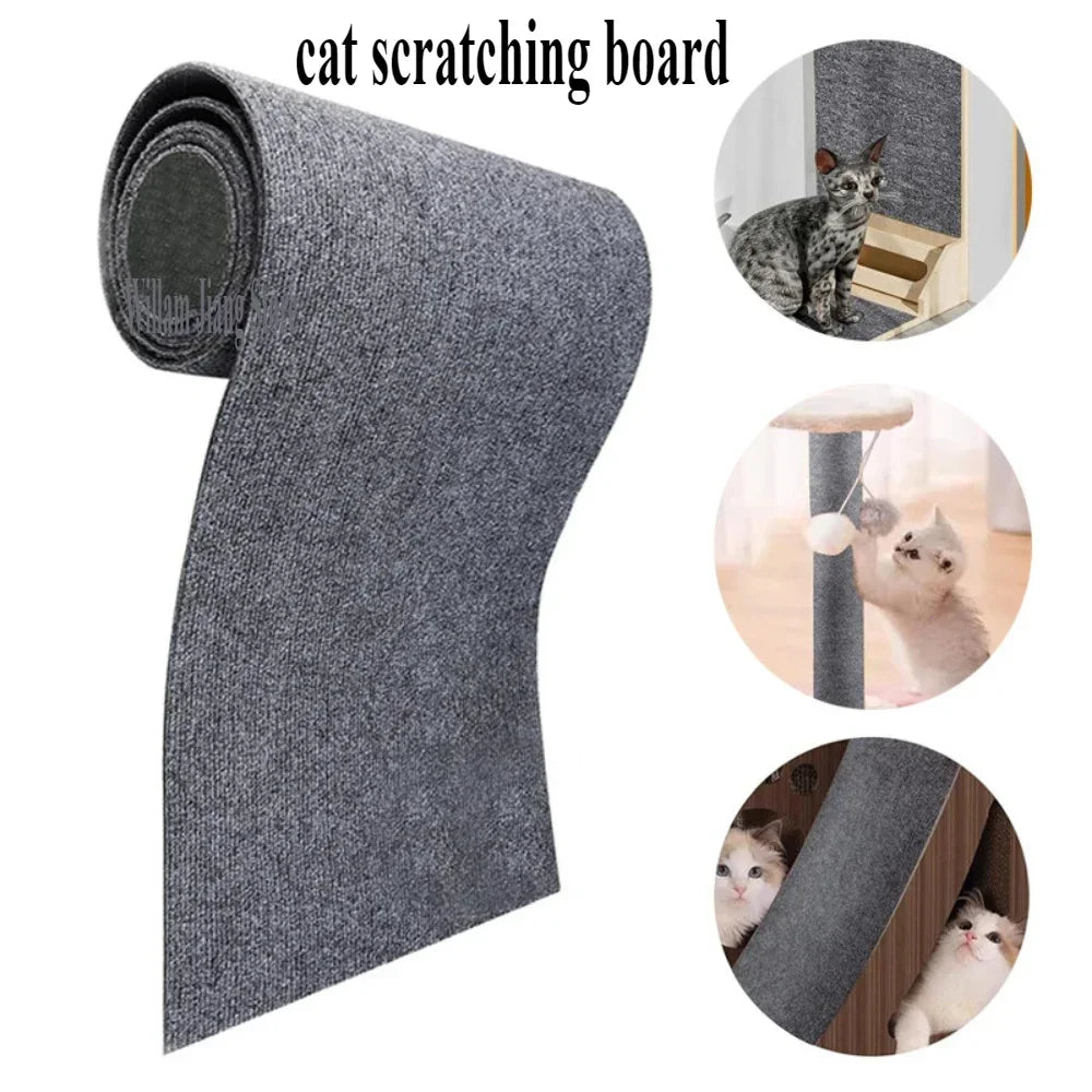 Self-Adhesive Cat Scratch Mat – Trimmable Furniture Protector