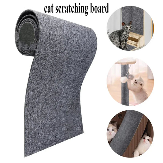 Self-Adhesive Cat Scratch Mat – Trimmable Furniture Protector Cat Scratch Mat Peaceful Pleasures Health and Wellness