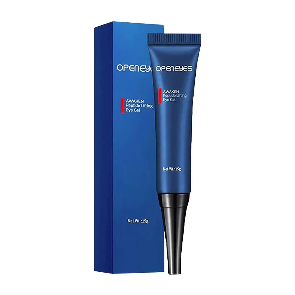 Men's Peptide Lifting Eye Gel 15g – Moisturizing Under Eye Cream for Dark Circles, Puffiness & Fine Lines Peaceful Pleasures Health and Wellness
