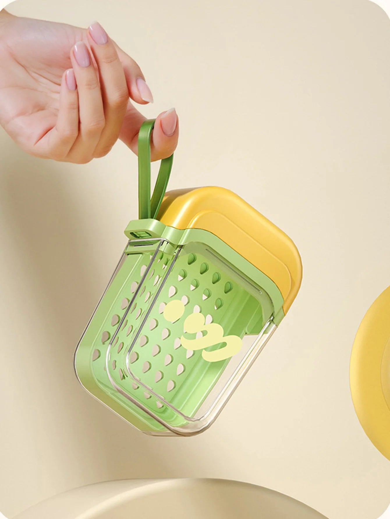 1PCS﻿ Portable Soap Box Leakproof Household Bathroom Drain Tray Bathroom Transparent Soap Box for Outdoor Camping Traveling Peaceful Pleasures Health and Wellness