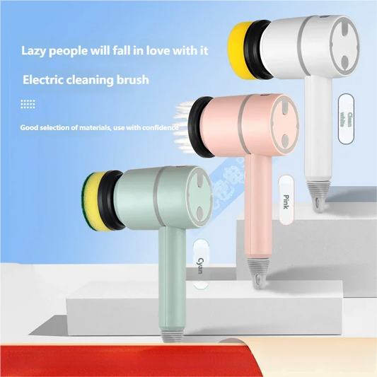 2025 Multi Functional Wireles Electric Cleaning Brush Household Toilet Cleaning Tool Handheld Kitchen Cleaning Brush Peaceful Pleasures Health and Wellness