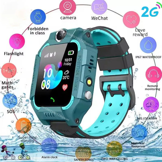 Kids GPS Smartwatch 2G SIM SOS Tracker | IP67 Waterproof Kids GPS Smartwatch Oasis Select