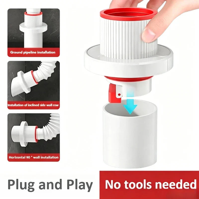 Kitchen Sink Check Valve Sealing Plug | Anti-Odor Drain Pipe