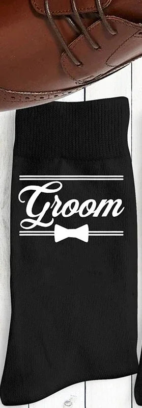 Groomsman Wedding Socks – Best Man, Father of the Bride Gift