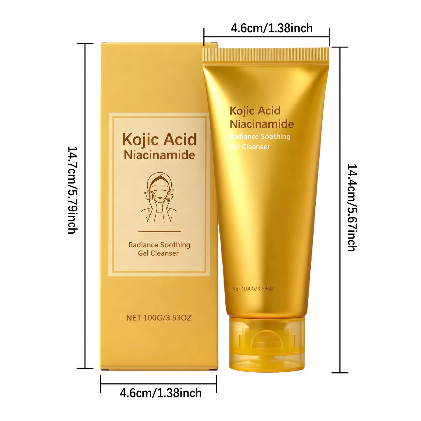 Radiance Soothing Gel Cleanser – Brightening Face Wash 100g