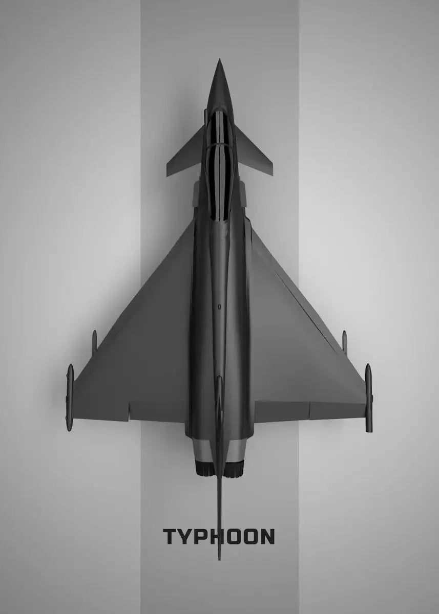 Military Aircraft Canvas Wall Art – F-22 Raptor, Rafale Poster