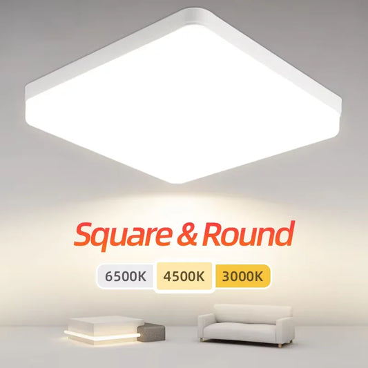 RUNTOIN 36W/48W Ultra-Thin LED Ceiling Light | 3 Color Modes LED Ceiling Light Peaceful Pleasures Health and Wellness