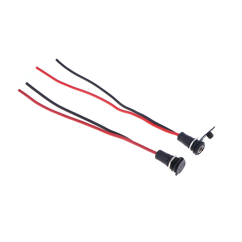 1Pc DC power Female With Cable Wired 5.5 * 2.1 5.5*2.5mm DC Socket High Current All Male Female Power Plug Contor Peaceful Pleasures Health and Wellness