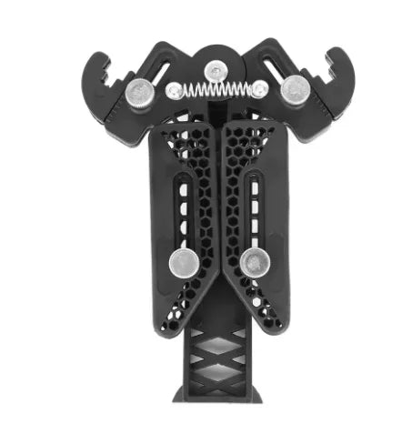 Adjustable Foldable Compound Bow Stand Plastic Kick 3 Legs Bracket