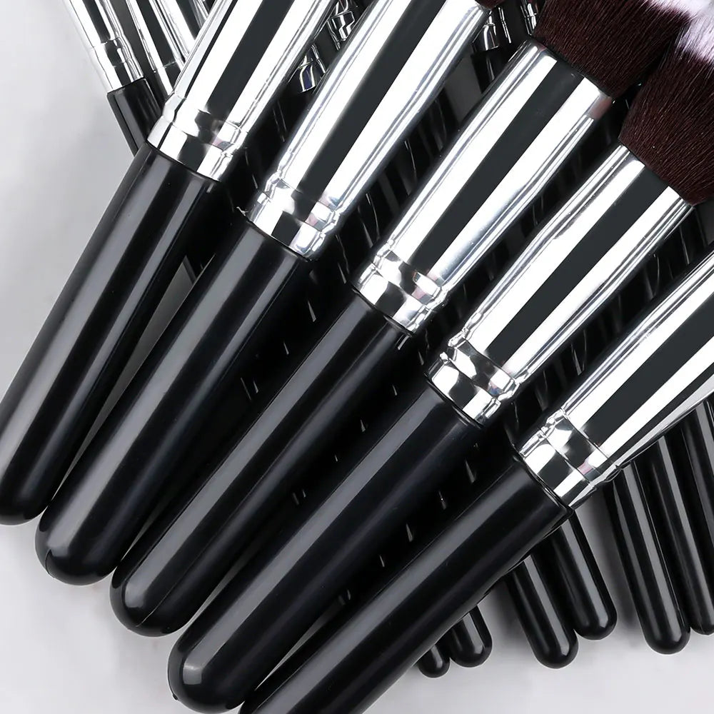 RUNTOIN 14-16 Pc Professional Makeup Brush Set | Face & Eye