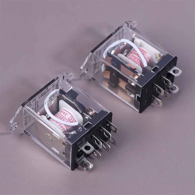 JQX-13F HH62P High Power Relay Coil General DPDT Micro Mini Electromagnetic Relay Switch With Socket Base AC220V DC12V24V Peaceful Pleasures Health and Wellness