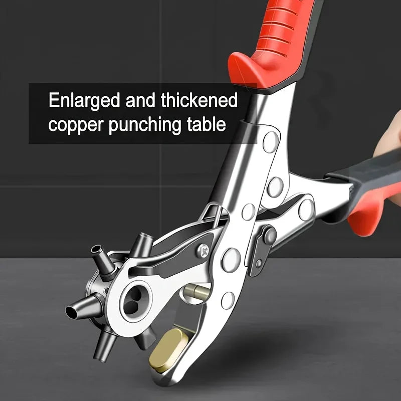 Carbon Steel Leather Hole Punch – Belt & Craft Punching Tool