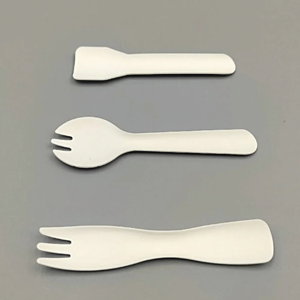 100-Pack Disposable Wooden Spoons & Forks | Eco-Friendly