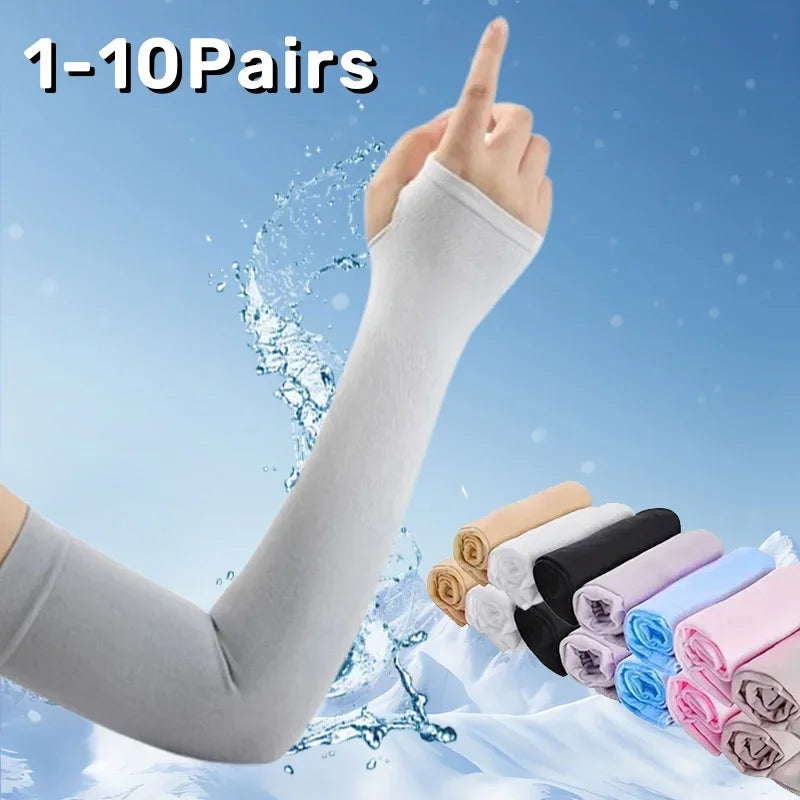 UV Sun Protection Arm Sleeves | Cooling Compression Cover