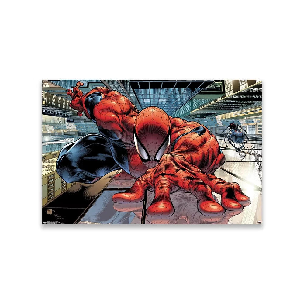 Spider Man Comics Poster Superhero Cartoon Movie Art Canvas Painting The Amazing Spider Man Prints Bedroom Decoration Peaceful Pleasures Health and Wellness