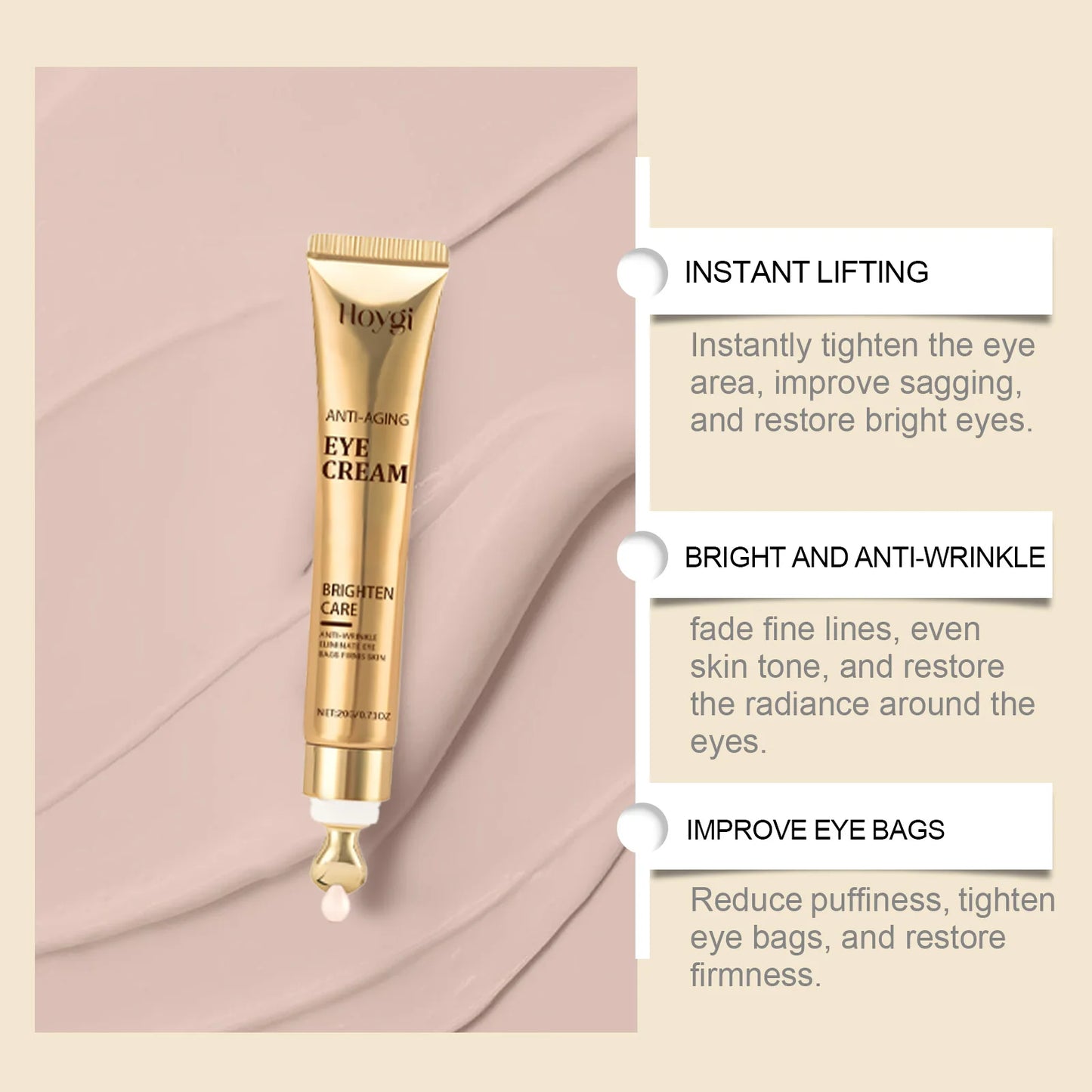 Hoygi Nicotinamide Eye Cream – Dark Circles & Firming 20g