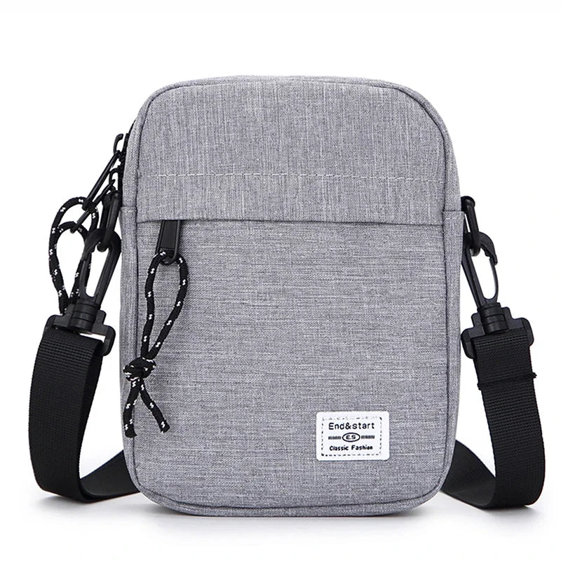 Oxford Crossbody Shoulder Bag – Casual Mini Satchel for Men & Women