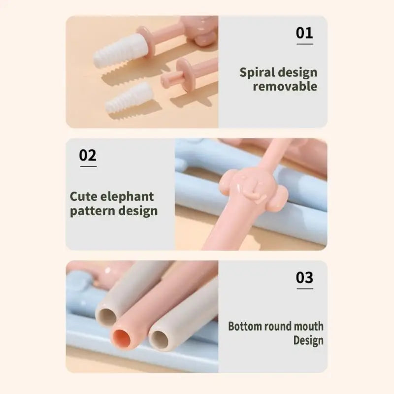 Baby Nose & Ear Cleaner – Soft Silicone Pack of 3 Toddlers