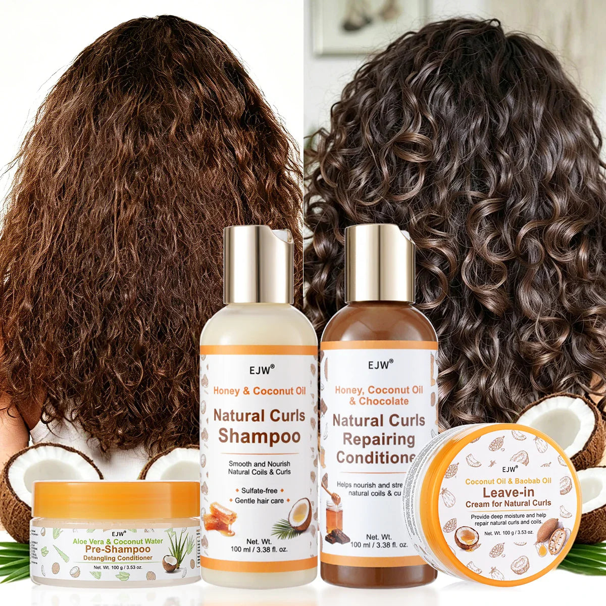 Pre-Shampoo Detangler with Aloe & Coconut | Pre-Poo Treatment