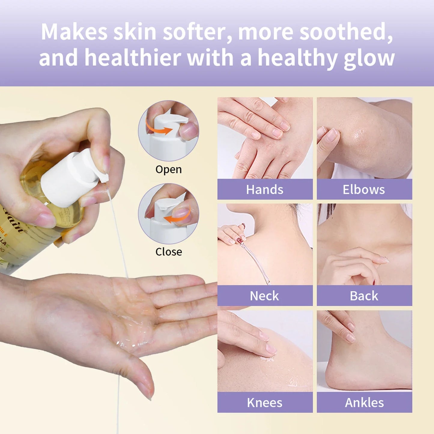 Cocoa Butter Body Oil – Shea, Vitamin E & Vanilla | 72Hr Hydration