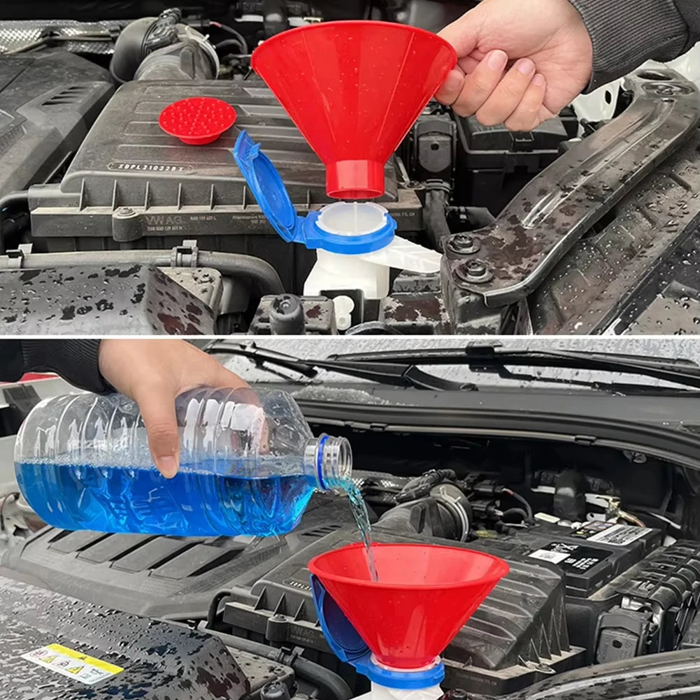 Magic Car Windshield Ice Scraper Cone Shape with Funnel, Round Snow Brush, Christmas Gift Idea, Efficient Winter Accessory Peaceful Pleasures Health and Wellness