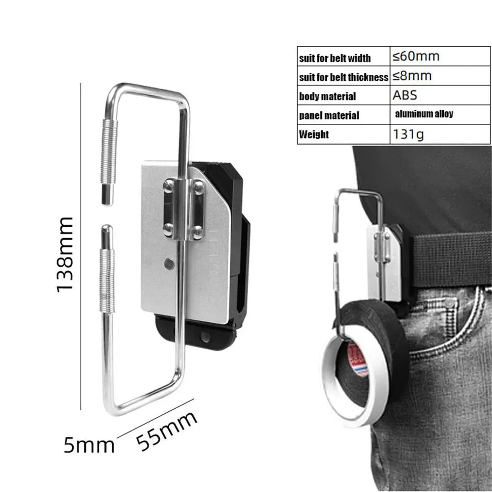 Belt Tool Hanger Holder for Drill, Hammer & Tape Measure