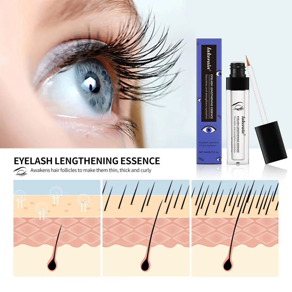 7 Days Fast Eyelash Growth Serum Eyelash Eyebrow Growth Strong Makeup Extension Treatment Eyelash Growth Thicken Care Products Peaceful Pleasures Health and Wellness