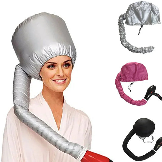 Portable Hair Bonnet Dryer Cap Gorro Secador Touca Difusora Steamer Quick Dry Baked Oil Care Diffuser Drying Hairdressing Tools Peaceful Pleasures Health and Wellness