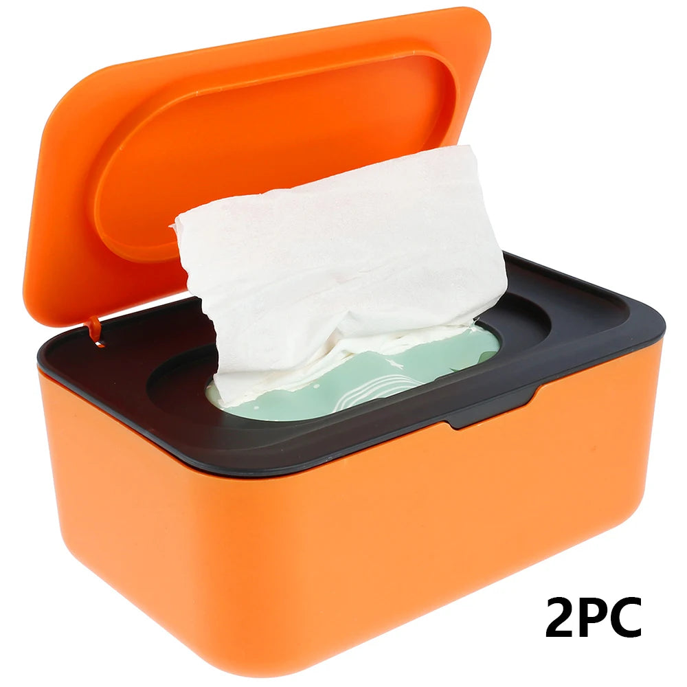 Dustproof Wipes Dispenser with Lid | Holds Up to 120 Wipes