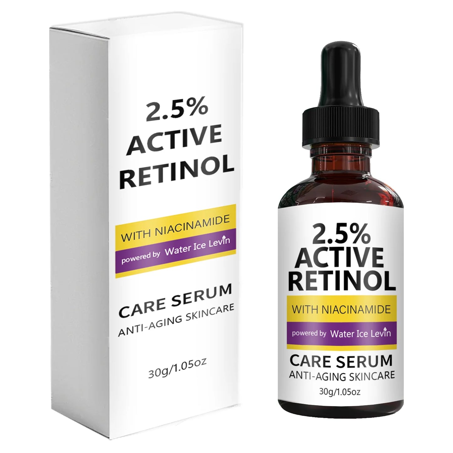 2.5% Retinol Serum – Niacinamide & Hyaluronic Acid | 30g