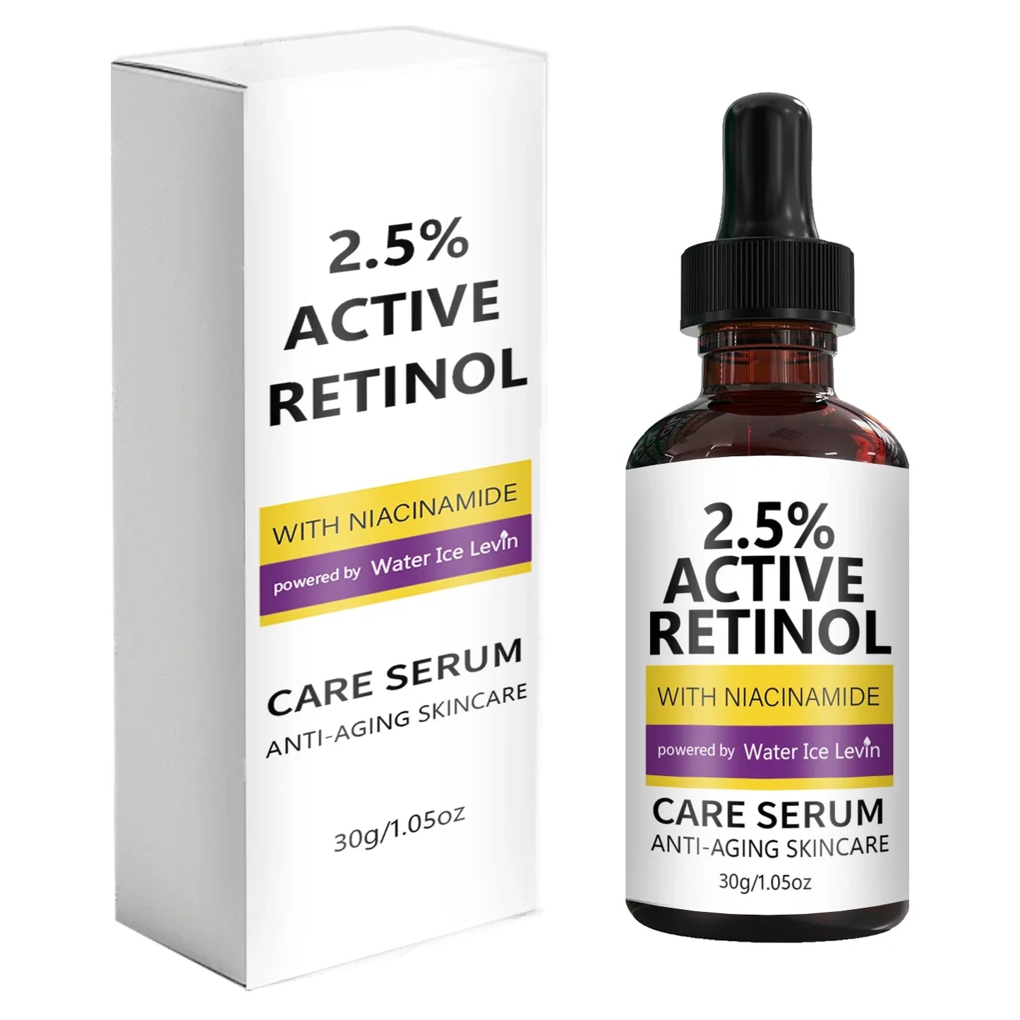 2.5% Retinol Serum with Niacinamide & Hyaluronic Acid – 30g