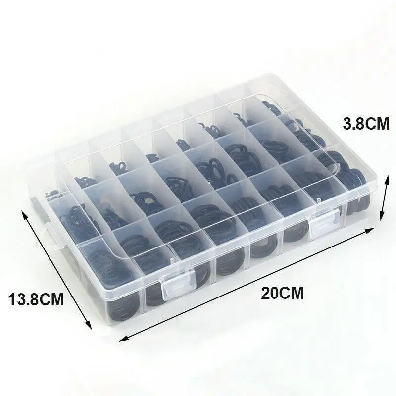NBR O-Ring Set 740/1200pcs – Nitrile Rubber Oil-Resistant Seals Peaceful Pleasures Health and Wellness