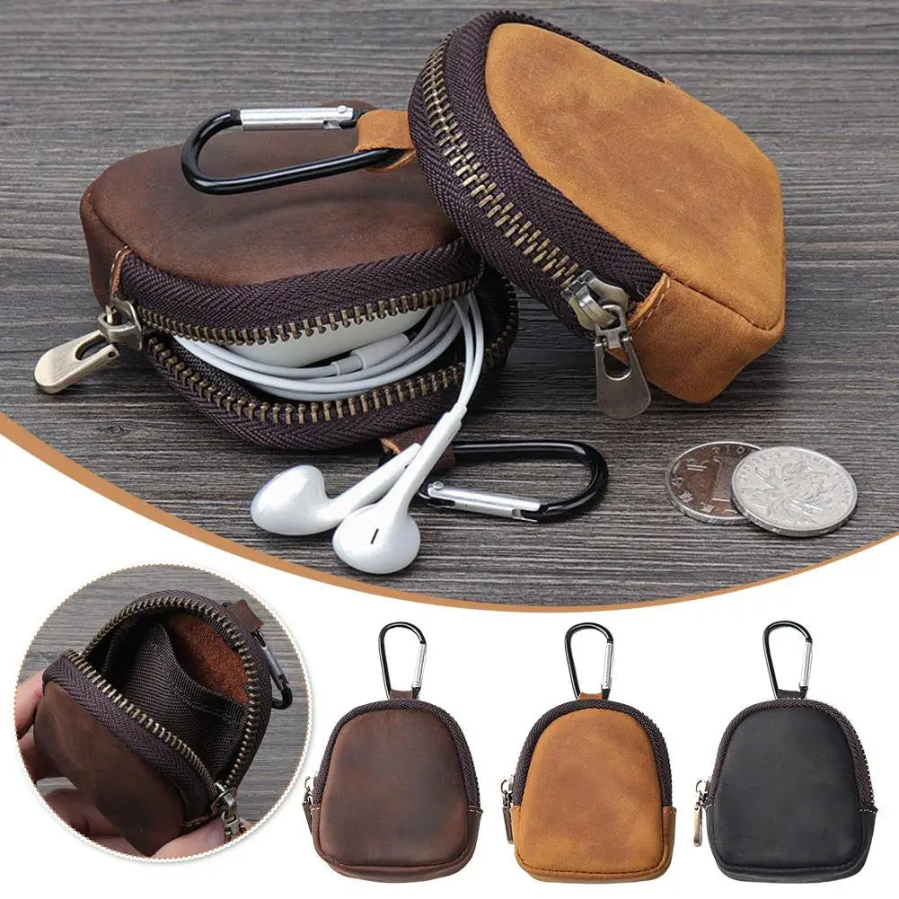 Mini Tactical Coin Purse & Key Bag with Carabiner Clip