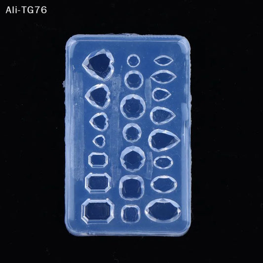 3D Nail Art Silicone Mold – Gemstone Resin Casting DIY Tool Nail Art Mold Peaceful Pleasures Health and Wellness Default Title