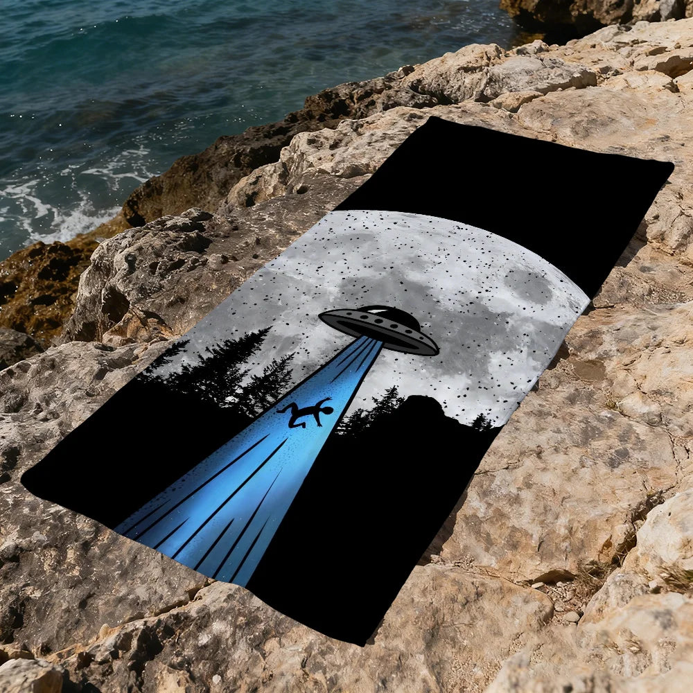 Quick-Dry Beach Towel | Soft Microfiber Pool & Travel Towel Quick-Dry Beach Towel Peaceful Pleasures Health and Wellness