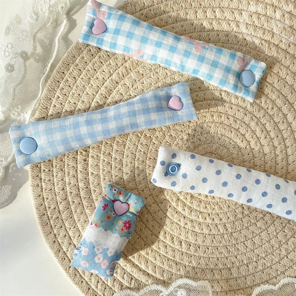 Floral Cable Tie - INS Style Cloth Cord Organizer, Cute Reusable Wire Straps for Earphone/Data Cables 1PC Peaceful Pleasures Health and Wellness