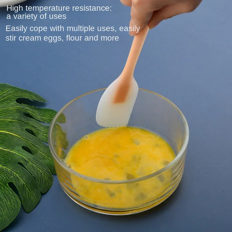 Kitchen Utensils Kitchens Heat Pastry Mini Resistant Baking Bar. Spatula Accessories Bakeware Translucent Cream Silicone Tools Peaceful Pleasures Health and Wellness