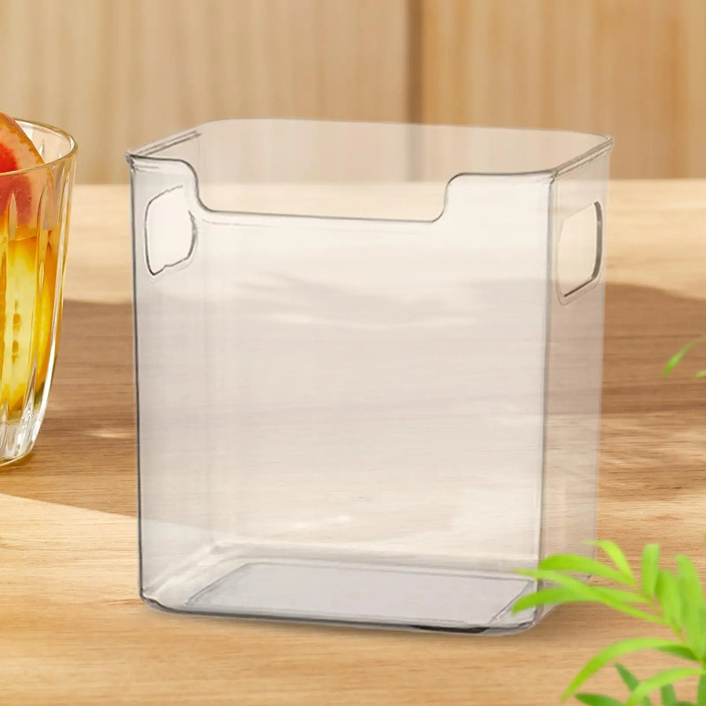 Clear Fridge Organizer Bin – Stackable BPA-Free Storage Box