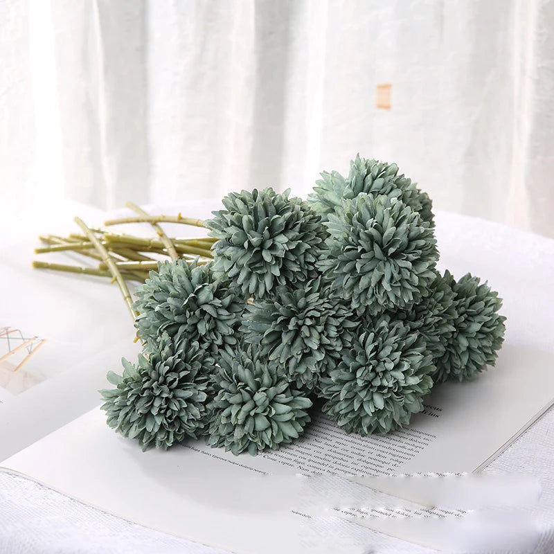 Silk Dandelion Flower Ball – Artificial Wedding Bouquet Decor
