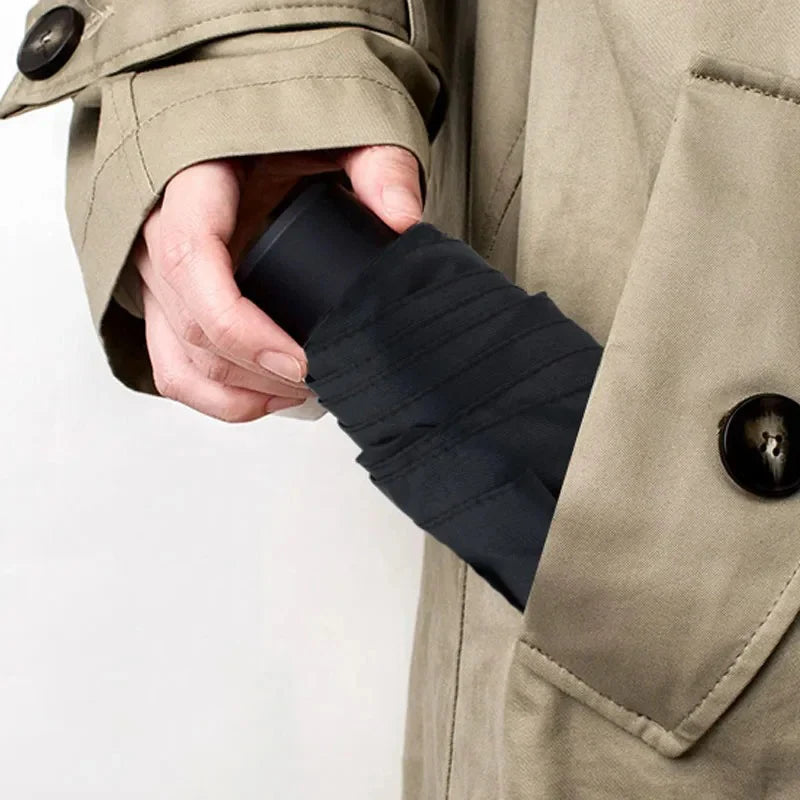 Ultralight Windproof 5-Fold Pocket Umbrella – Sun & Rain