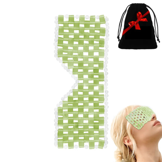Natural Jade Eye Mask – Reduce Puffiness, Dark Circles & Wrinkles Jade Eye Mask Peaceful Pleasures Health and Wellness