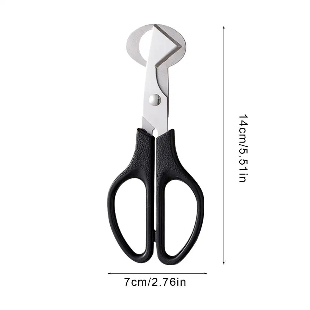 Pigeon Quail Open Crack Small Egg Shell Scissor Cut Bird Eggshell Separator Cigar Cutter Opener Tool Clipper Kitchen Tools Peaceful Pleasures Health and Wellness Black