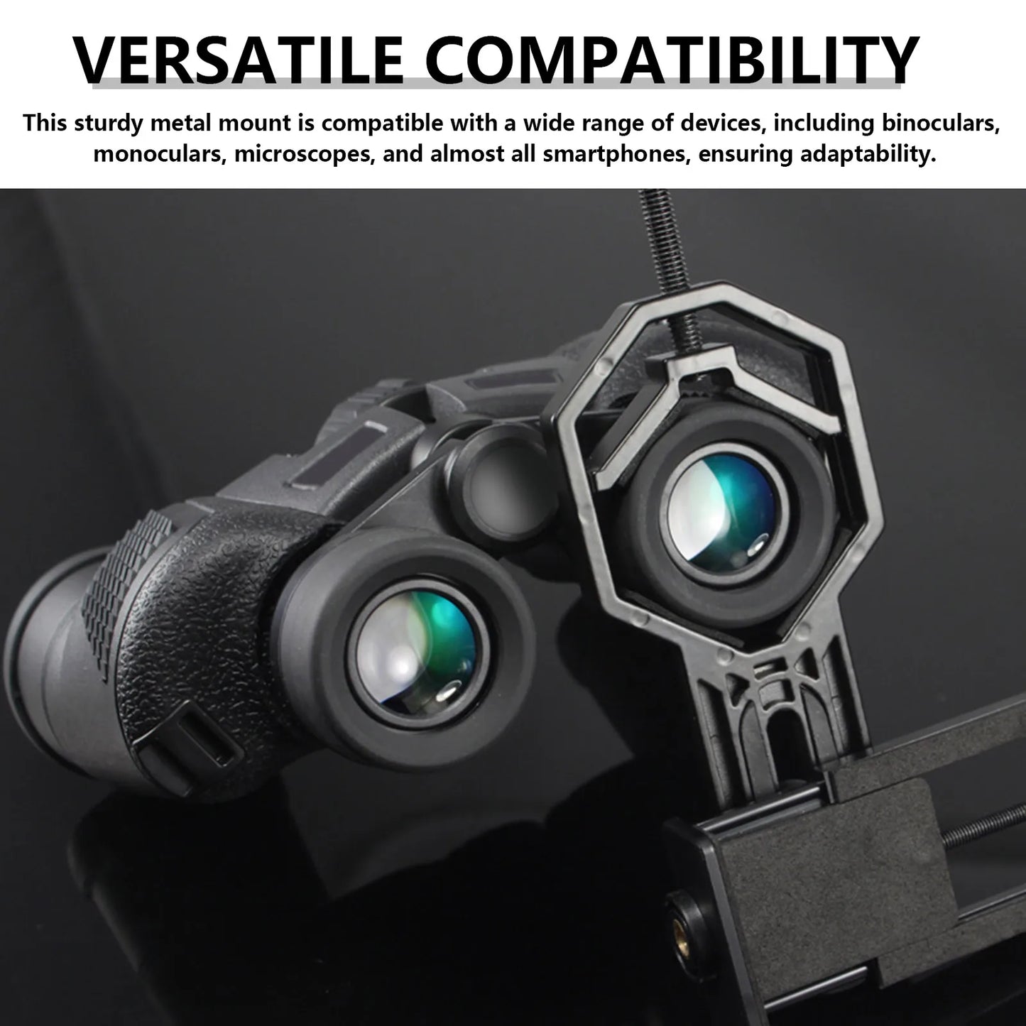 Universal Mobile Phone Holder Clamp Portable Spotting Scope Cellphone Adapter Mount Compatible Binoculars Monocular Microscope Peaceful Pleasures Health and Wellness