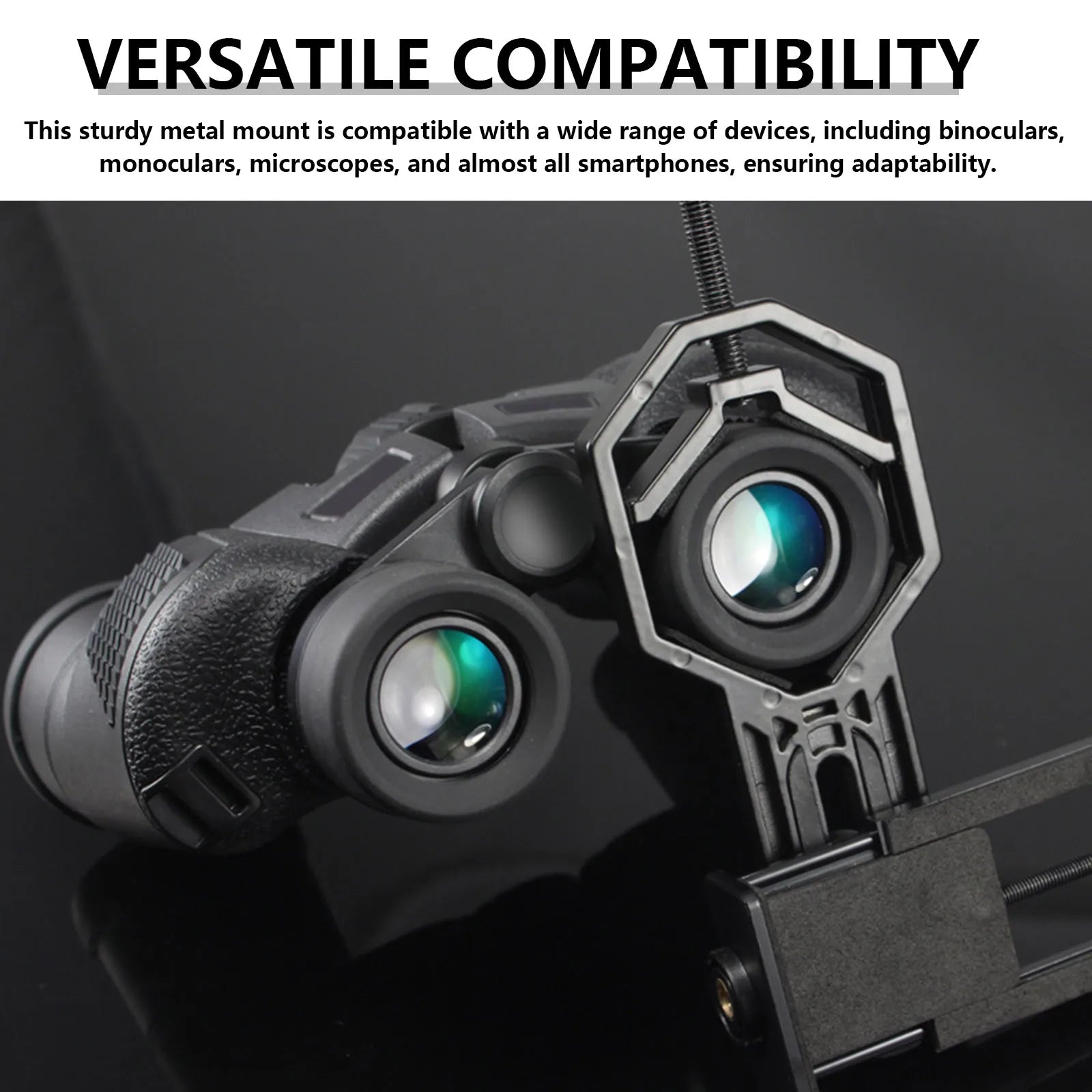 Universal Mobile Phone Holder Clamp Portable Spotting Scope Cellphone Adapter Mount Compatible Binoculars Monocular Microscope Peaceful Pleasures Health and Wellness