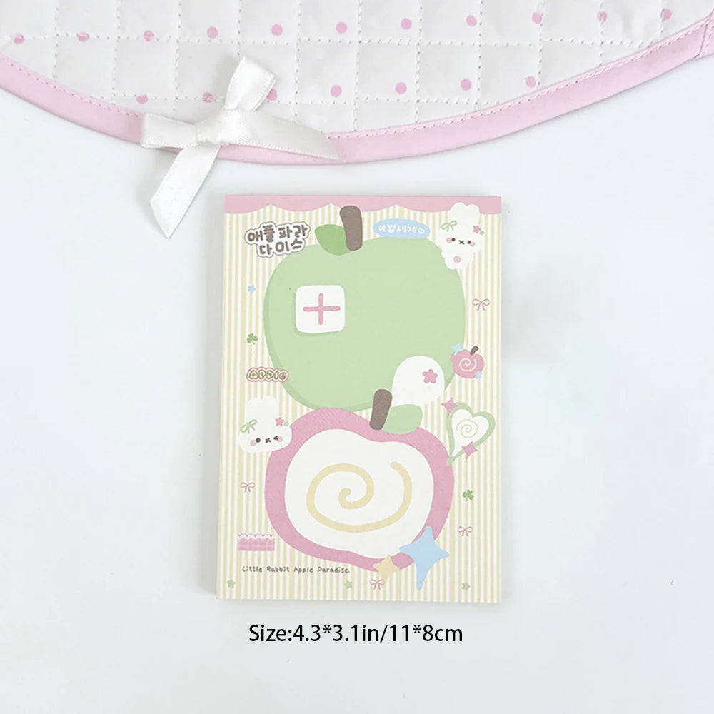 50 Sheets Cartoon Note Book Cute Non Sticky Message Notebook Student