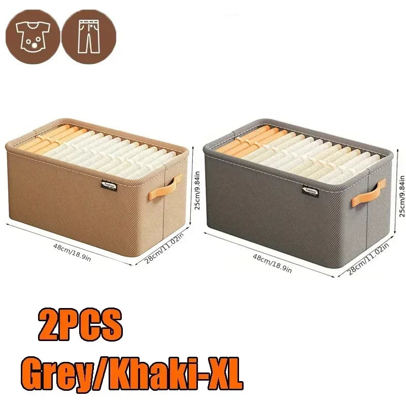 Foldable Clothes Storage Box – Wardrobe & Drawer Organizer
