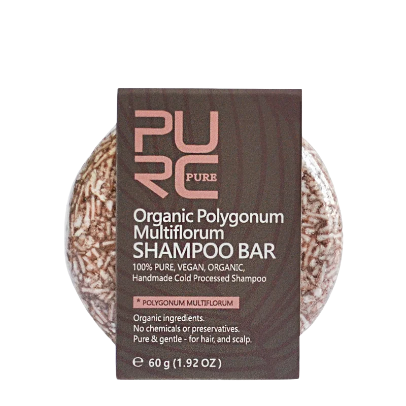 PURC Organic Solid Shampoo Bar 60g | Hair Darkening & Scalp