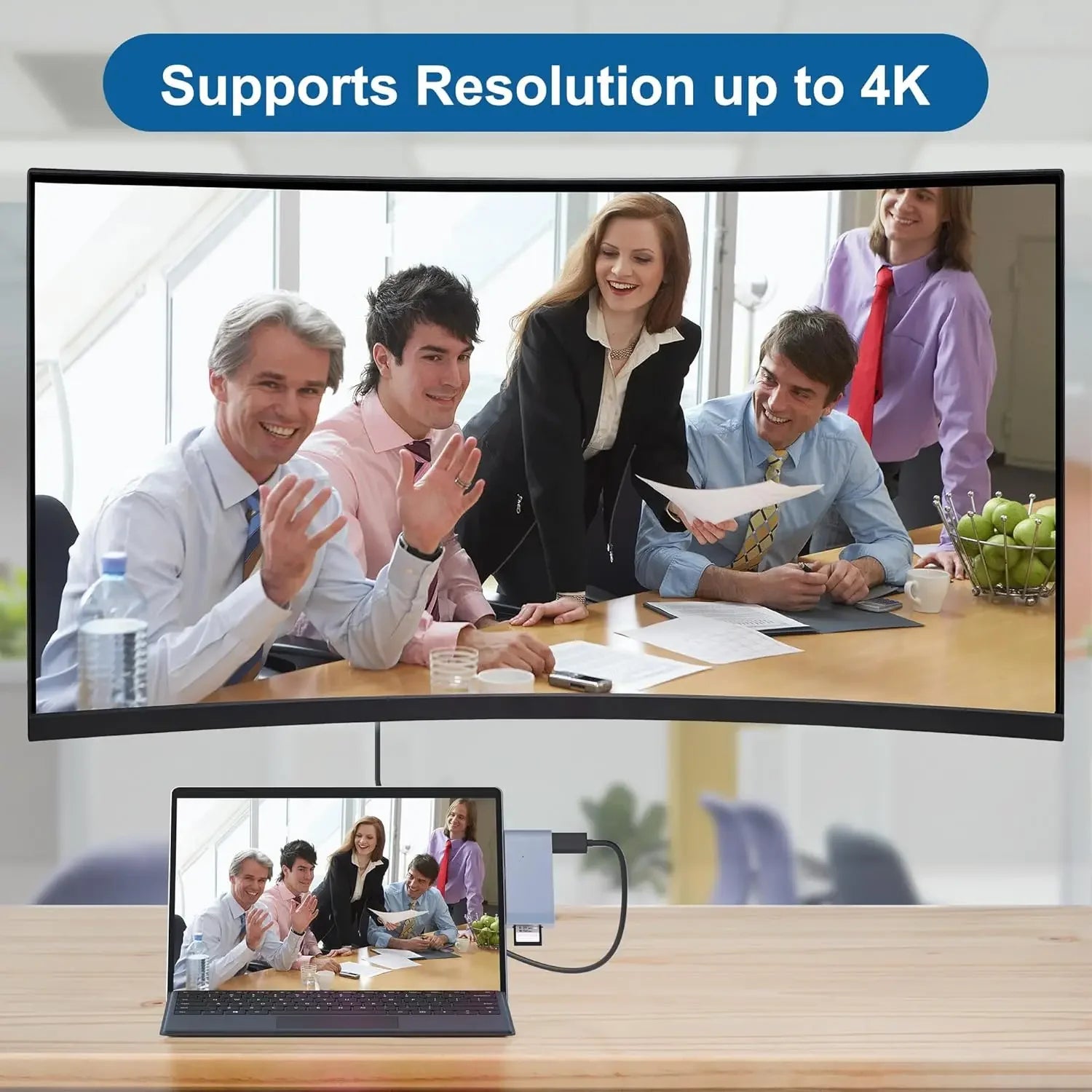 USB 3.0 Hub for Surface Pro with 4K HDMI, SD/TF Card Reader, 6-in-2 Docking Station Accessory Peaceful Pleasures Health and Wellness