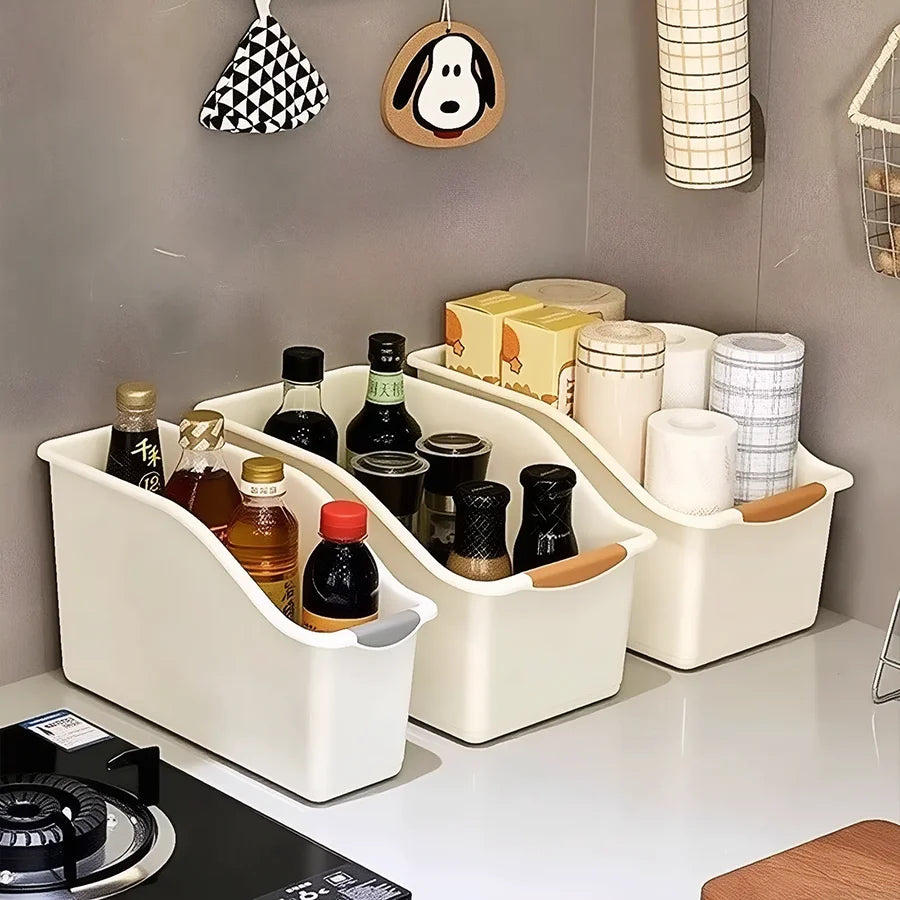 Under Sink Organizer with Wheels – Set of 2/3 Pull-Out Storage Baskets
